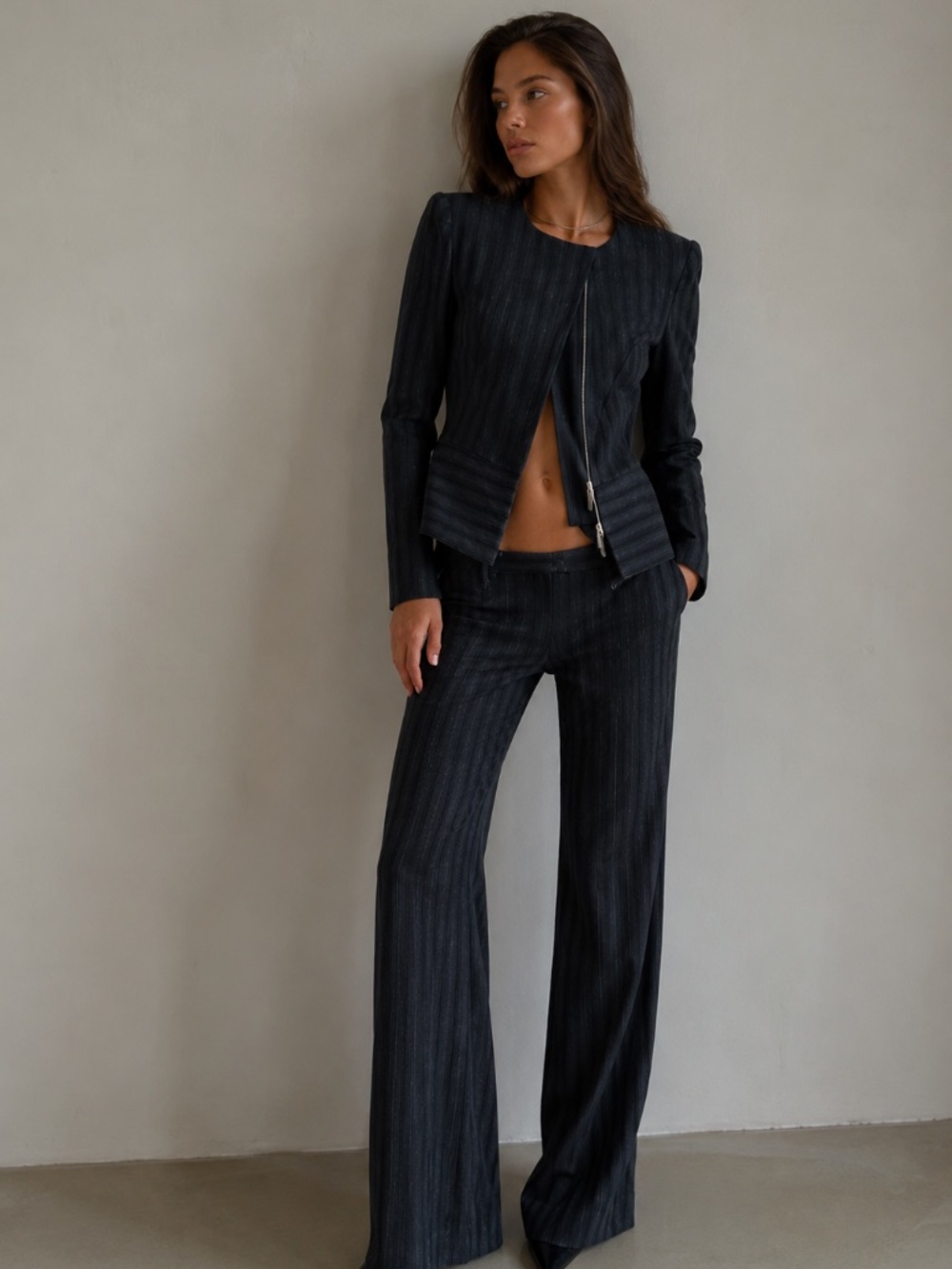 Vintage Irfé Women’s Pinstripe Suit Set